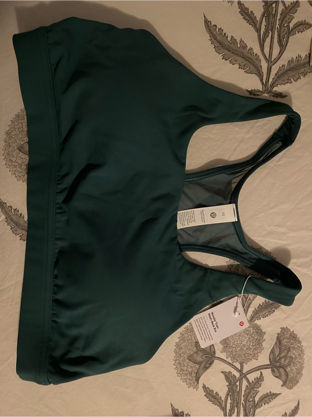 lululemon athletica Forest Green Racerback Sports Bra